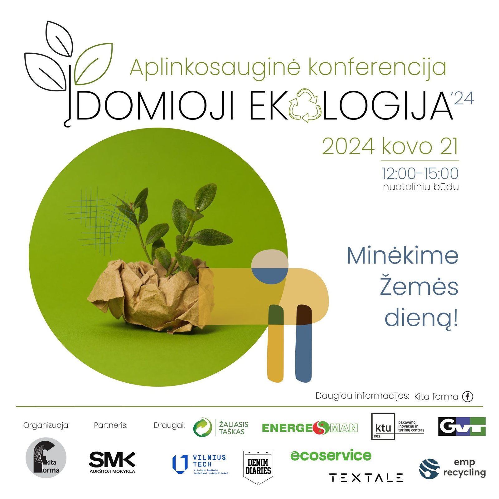 Read more about the article Susitinkame aplinkosauginėje konferencijoje „ĮDOMIOJI EKOLOGIJA” | 2024.03.21